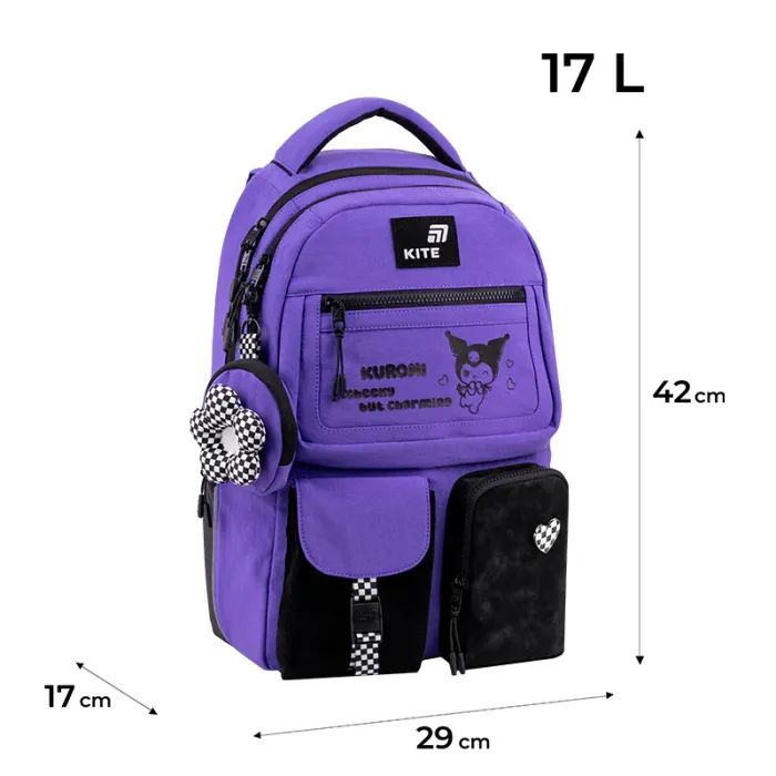 Рюкзак школьный Kite Education teens 2587M HK-1 (HK26-2587M-1) изображение 12