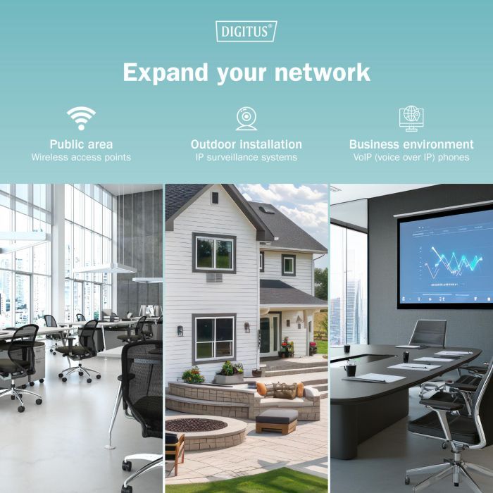 Адаптер PoE Digitus DN-95103-3 зображення 2