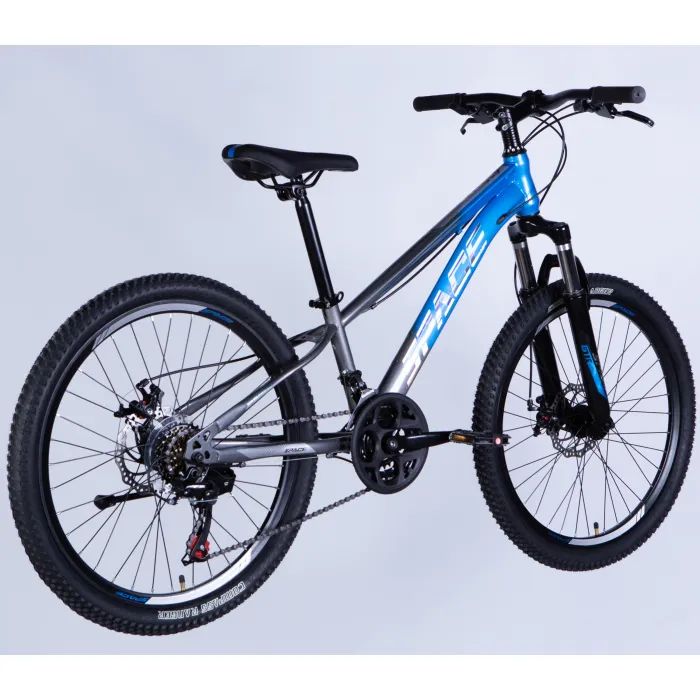 Велосипед Space 24" MARS DD FR рама-11" ST 2026 чорний з білим (OPS-SP-24-059) изображение 3