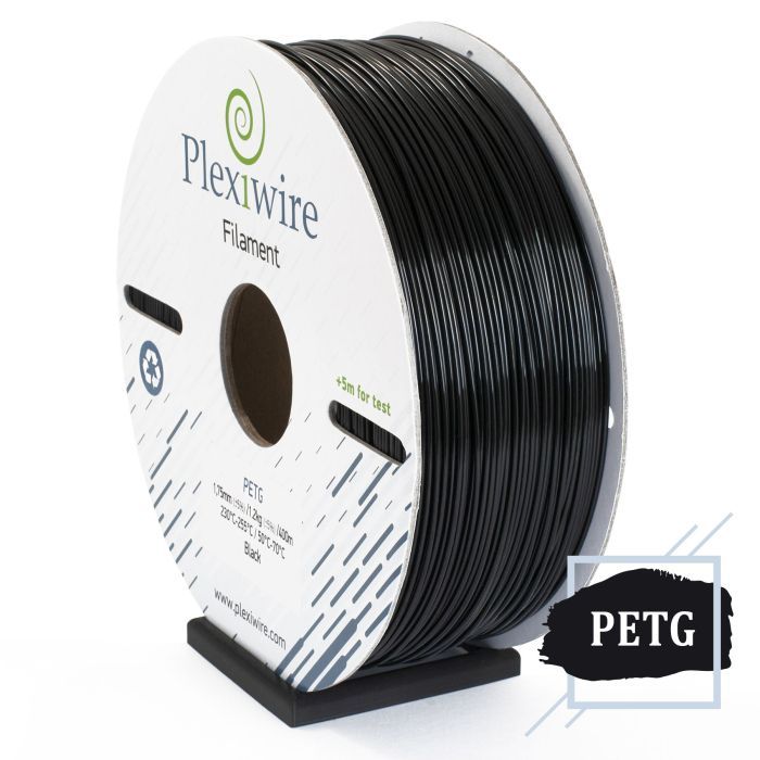 Пластик для 3D-принтера Plexiwire PETG 1.75mm 1.2kg/400m black (PETG-808400)