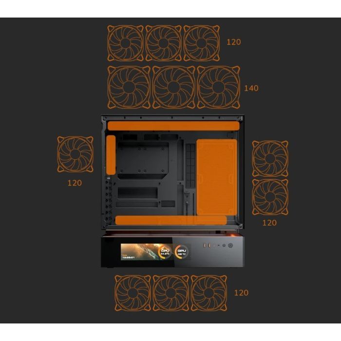 Корпус для ПК Cougar CFV235 Vision Black изображение 11