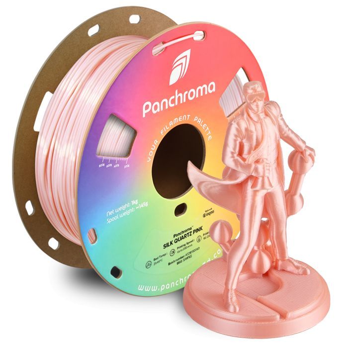 Пластик для 3D-принтера Polymaker PLA PANCHROMA SILK 1,75mm 1kg RED (CA03015) зображення 4