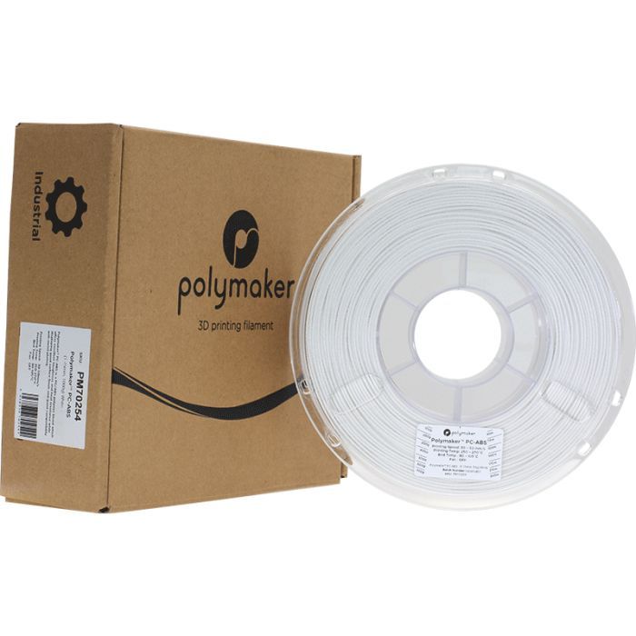 Пластик для 3D-принтера Polymaker PC-ABS 1,75mm1kg WHITE (PC04002) зображення 4