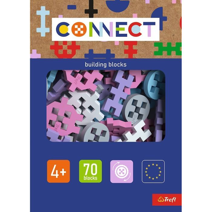 Конструктор Trefl Connect набор деталей конструктора, 70 деталей (girls) (5900511619829) изображение 3