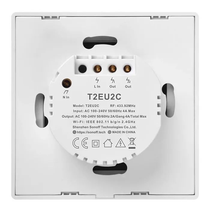 Умный выключатель Sonoff T2EU1C-TX изображение 4