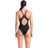 Купальник Arena Pro_File Swimsuit Solid 008055-590 чорний, фіолетовий 38 (3468337414384) зображення 2