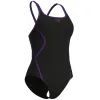 Купальник Arena Pro_File Swimsuit Solid 008055-590 чорний, фіолетовий 38 (3468337414384) зображення 4