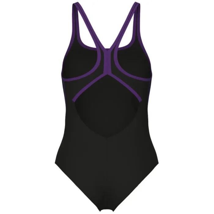 Купальник Arena Pro_File Swimsuit Solid 008055-510 чорний, білий 42 (3468337414339) зображення 5