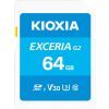 Карта памяти Kioxia 64GB SDXC class 10 UHS-I U3 V30 Exceria G2 (LNEX2L064GG4)