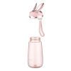 Пляшка для води Ardesto Bunny 600мл, пластик, рожевий (AR2260BP) зображення 4
