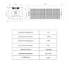 Портативна сонячна панель Choetech 160W (160w Travel Solar Panel) зображення 9