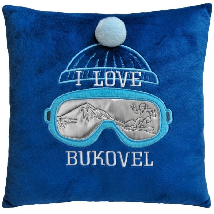 М'яка іграшка Tigres Подушка I love Bukovel (ПД-0480)