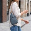 Сумка Vintage З натуральної шкіри Синя (22937) зображення 2