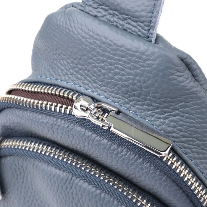 Сумка Vintage Из натуральной кожи Синяя (22937) изображение 8