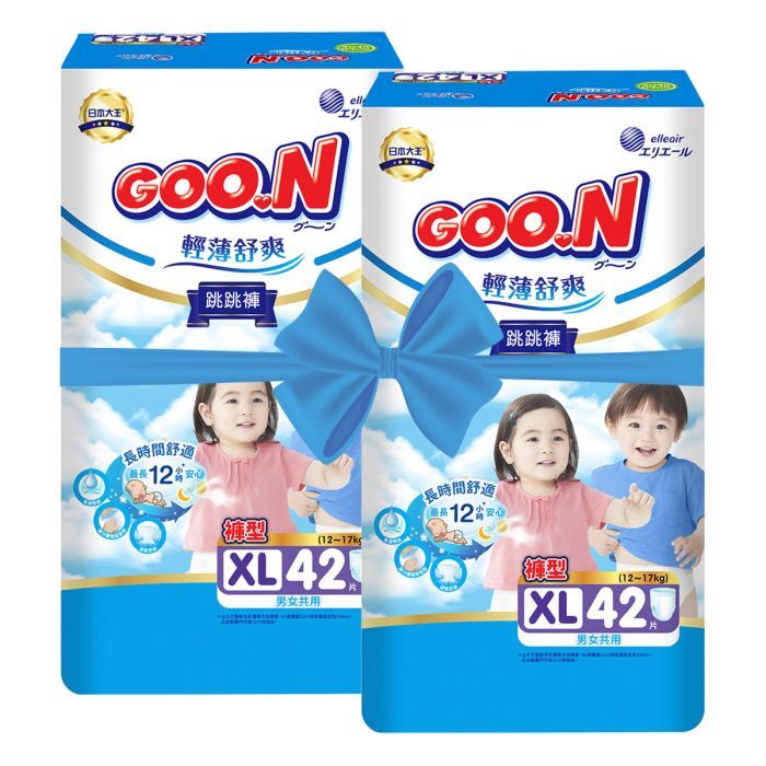 Підгузки GOO.N Slim & Comfortable Розмір 5 XL 12-17 кг 42 шт (21001093)
