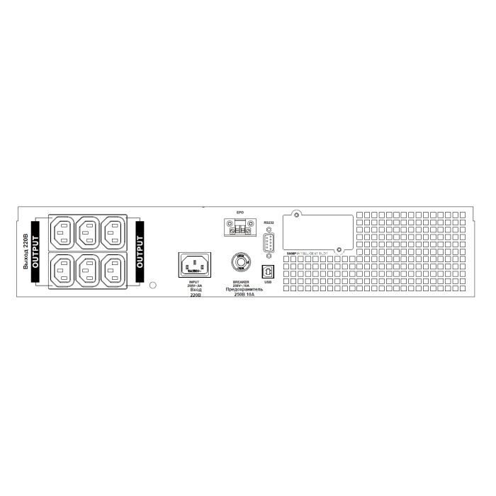 Источник бесперебойного питания SVC RT-1KS On-Line RM 1000VА (RT-1KS) изображение 4