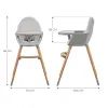 Стілець для годування Kinderkraft 2 в 1 Fini 2 Grey (5902533924509) зображення 2