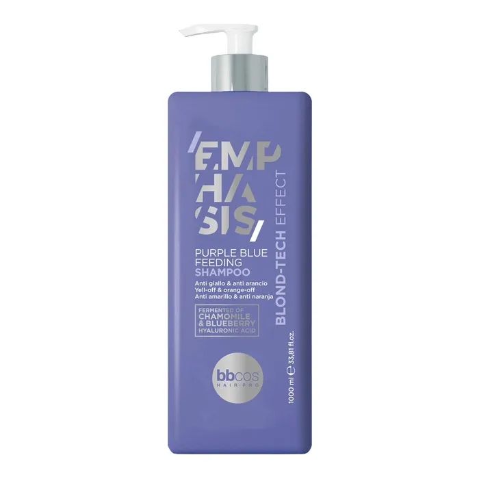 Шампунь BBcos Emphasis Blond-Tech Effect Purple Blue Feeding Shampoo 1000 мл (8051566449835)