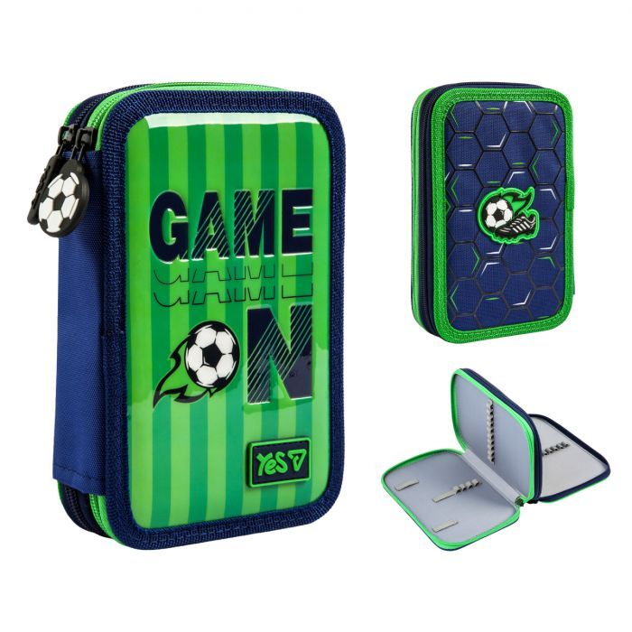 Пенал Yes твердий подвійний Football Fan HP-01 (533714)
