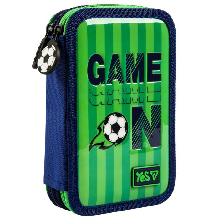 Пенал Yes твердий подвійний Football Fan HP-01 (533714) изображение 2