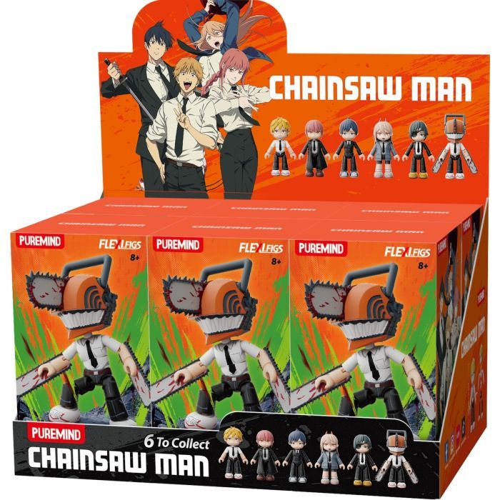 Фигурка Puremind сюрприз Chainsaw Man Flexi Figs Demon Hunter Squad (2812) изображение 3