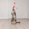 Игрушка для кошек Trixie Удочка из фламинго 42-106 см розовая (4011905532424) изображение 3