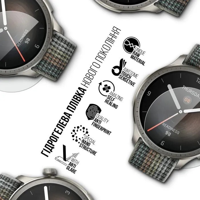 Плівка захисна Armorstandart Matte hydrogel Amazfit Balance 6 pcs (ARM91951) зображення 2