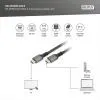 Кабель мультимедийный HDMI M to HDMI M 2.0m V2.1 8K60Hz 48Gbps black Digitus (DB-330200-020-S) изображение 4