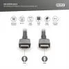 Кабель мультимедийный HDMI M to HDMI M 2.0m V2.1 8K60Hz 48Gbps black Digitus (DB-330200-020-S) изображение 5