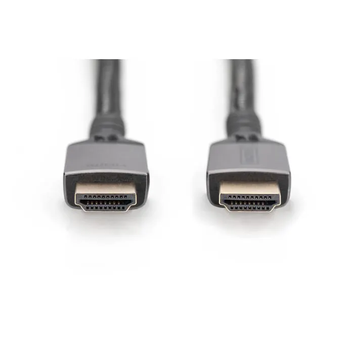 Кабель мультимедийный HDMI M to HDMI M 2.0m V2.1 8K60Hz 48Gbps black Digitus (DB-330200-020-S) изображение 6