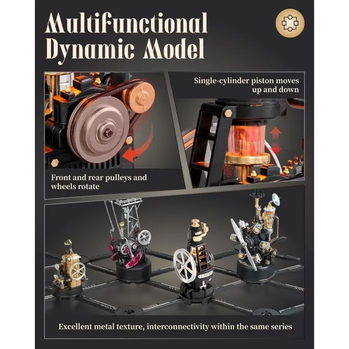 Конструктор Robotime Rokr 3D Термодвигун (CGM03) зображення 7