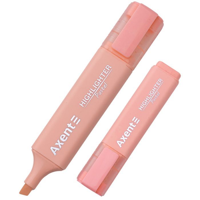 Маркер Axent Highlighter 2537-A, 1-5 мм клиноп. жовтий (2537-08-A)