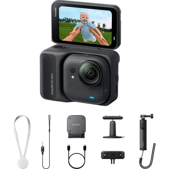 Екшн-камера Insta360 GO Ultra Creator Bundle Midnight Black (6977644765241) зображення 11