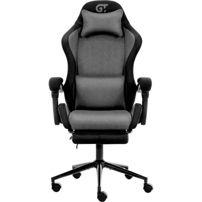 Кресло игровое GT Racer X-2338 Gray/Black (X-2338 Fabric Gray/Black)