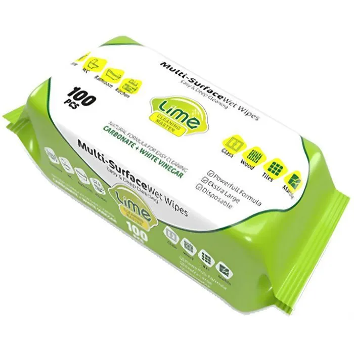 Салфетки для уборки Lime Влажные 100 шт. (8684646050593)