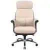 Офисное кресло Аклас Драгобрат, AL MB, Кожа LC-F Beige/PU Dark Brown (00179841) изображение 2