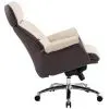 Офисное кресло Аклас Драгобрат, AL MB, Кожа LC-F Beige/PU Dark Brown (00179841) изображение 6