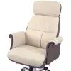 Офисное кресло Аклас Драгобрат, AL MB, Кожа LC-F Beige/PU Dark Brown (00179841) изображение 7