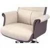 Офисное кресло Аклас Драгобрат, AL MB, Кожа LC-F Beige/PU Dark Brown (00179841) изображение 8