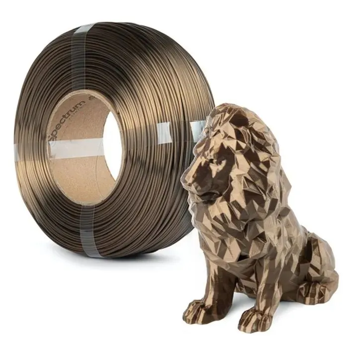 Пластик для 3D-принтера Spectrum PLA Silk 1.75mm 1kg ReFill, Bronze, Cinnamon (81312) изображение 3
