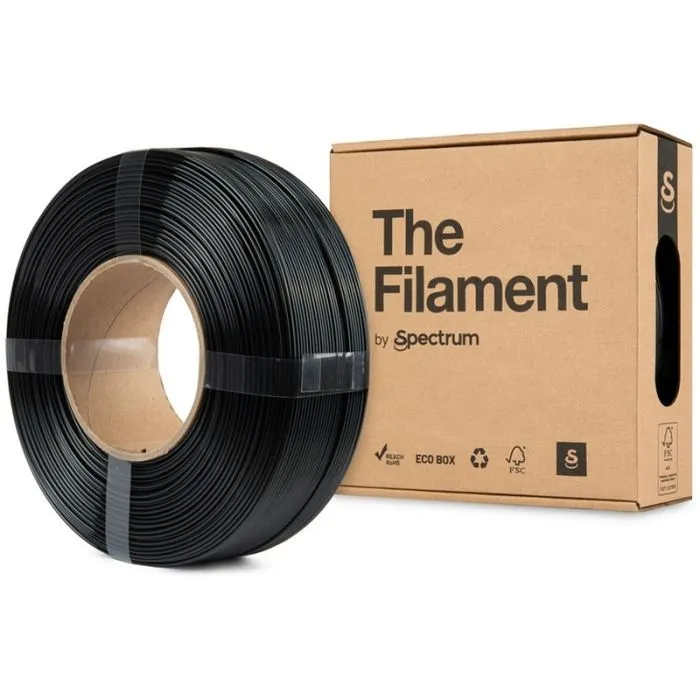 Пластик для 3D-принтера The Filament PETG Lite 1.75mm 1kg ReFill Black (TF-24253) изображение 3