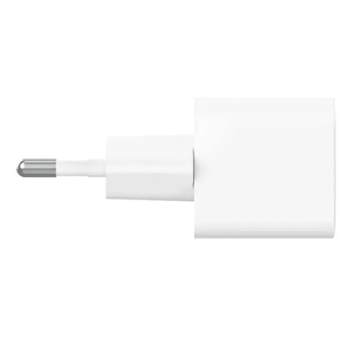 Зарядное устройство Belkin USB-C PD25W PD3.1 + cable USB-C to USB-C 1.0m white (WCA012KQ1MWH-B6) изображение 3