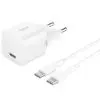 Зарядное устройство Belkin USB-C PD25W PD3.1 + cable USB-C to USB-C 1.0m white (WCA012KQ1MWH-B6)
