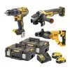 Набор электроинструментов DeWALT 18V XR Li-lon, 2 АКБ, ЗУ, 2 кейси (DCK327P2T)