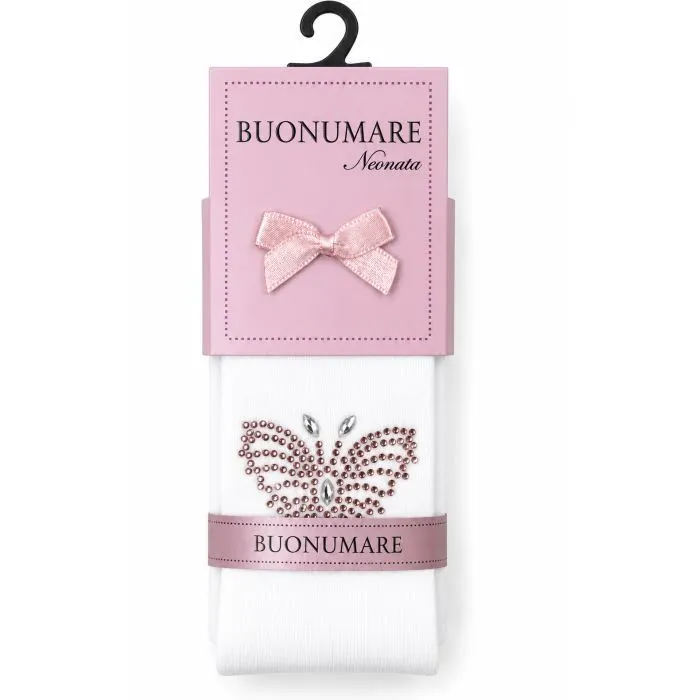 Колготки детские BNM со стразами (M0C0302-1031-3G-white) изображение 3