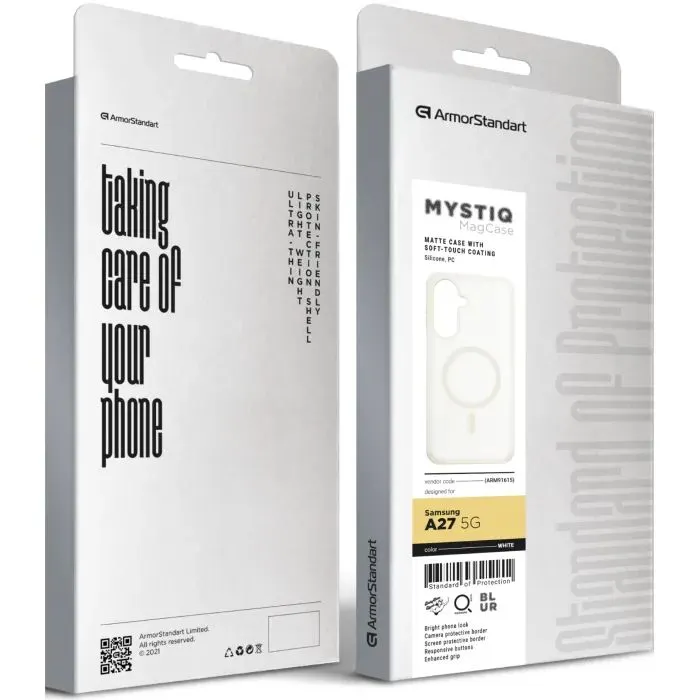Чохол до мобільного телефона Armorstandart Mystiq MagCase Samsung A27 5G White (ARM91615) зображення 3
