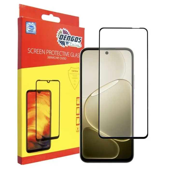Стекло защитное Dengos Full Glue OPPO A6 4G/5G Black (TGFG-450)