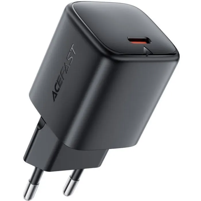 Зарядное устройство Acefast USB-C 45W GaN black (6974316285007)