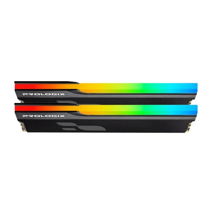 Модуль памяти для компьютера DDR4 16GB (2x8GB) 3200 MHz Onyx Black RGB Prologix (PRO16GB3200YBR4K) изображение 3