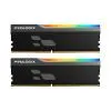 Модуль памяти для компьютера DDR4 16GB (2x8GB) 3200 MHz Onyx Black RGB Prologix (PRO16GB3200YBR4K)